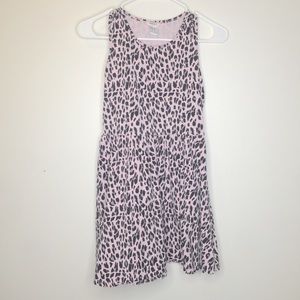 pink leopard print dress